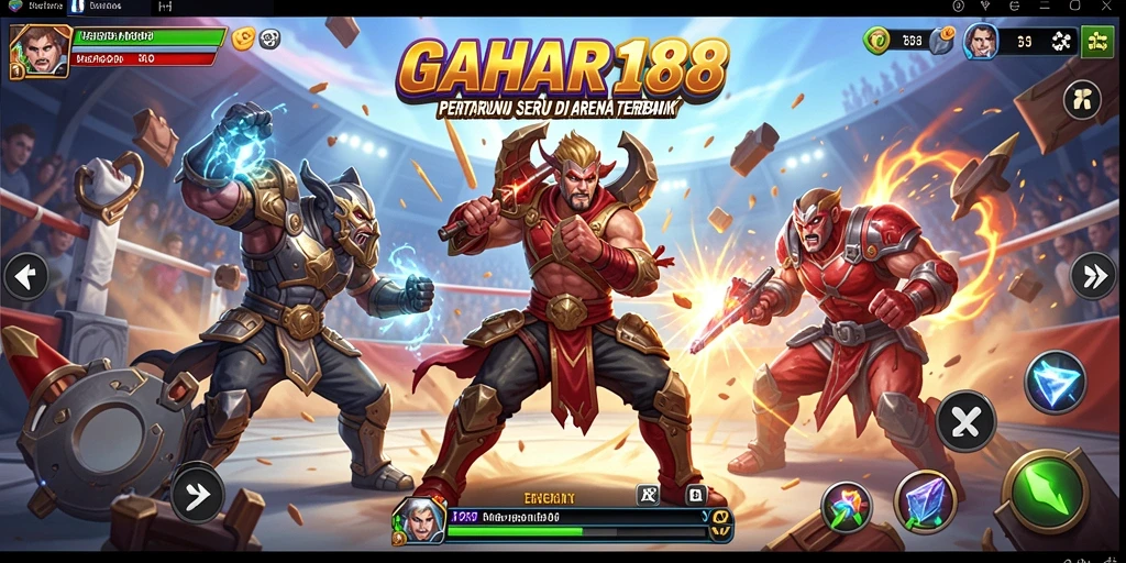 Tampilan seru dari pertarungan GAHAR188 dengan grafis mengagumkan.