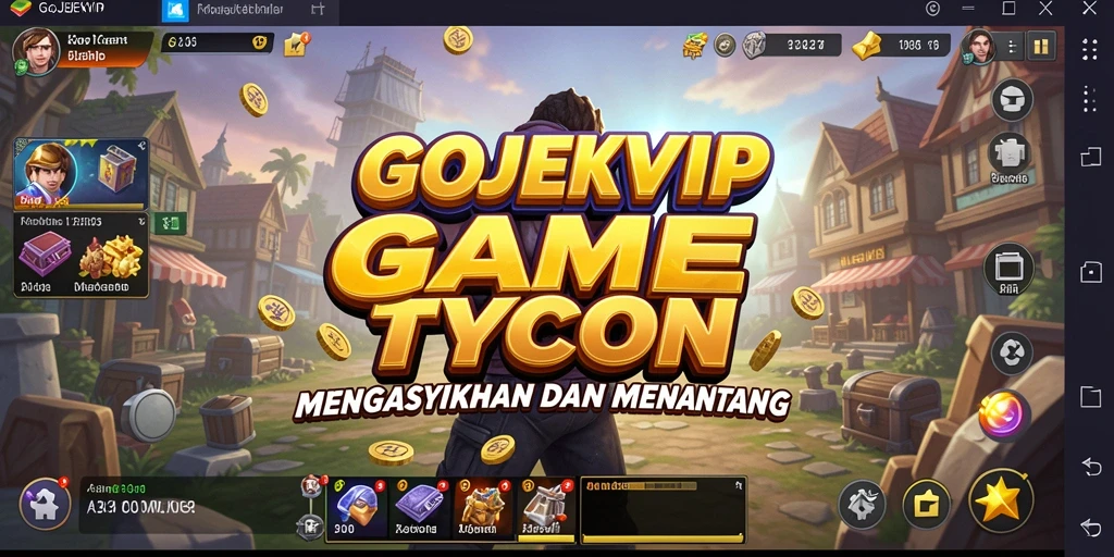 Tampilan gameplay menarik dari game Tycoon GOJEKVIP.