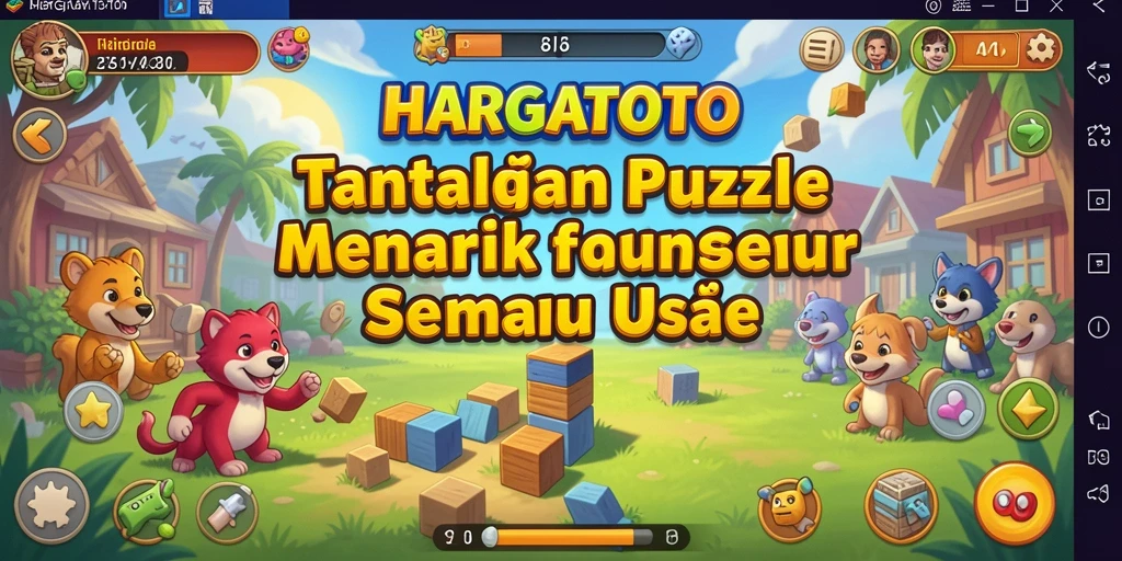 Tampilan gameplay HARGATOTO yang menarik dan menantang.