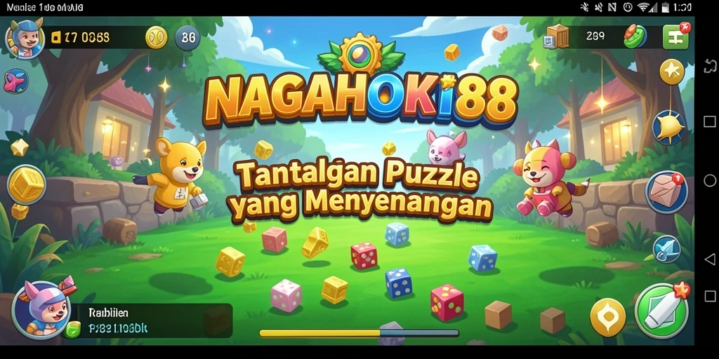 Tampilan screenshot NAGAHOKI88 menampilkan gameplay Puzzle yang menarik.