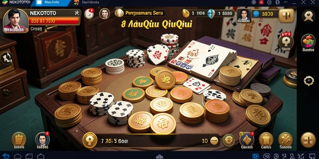 Tampilan gameplay seru QiuQiu di NEKOTOTO
