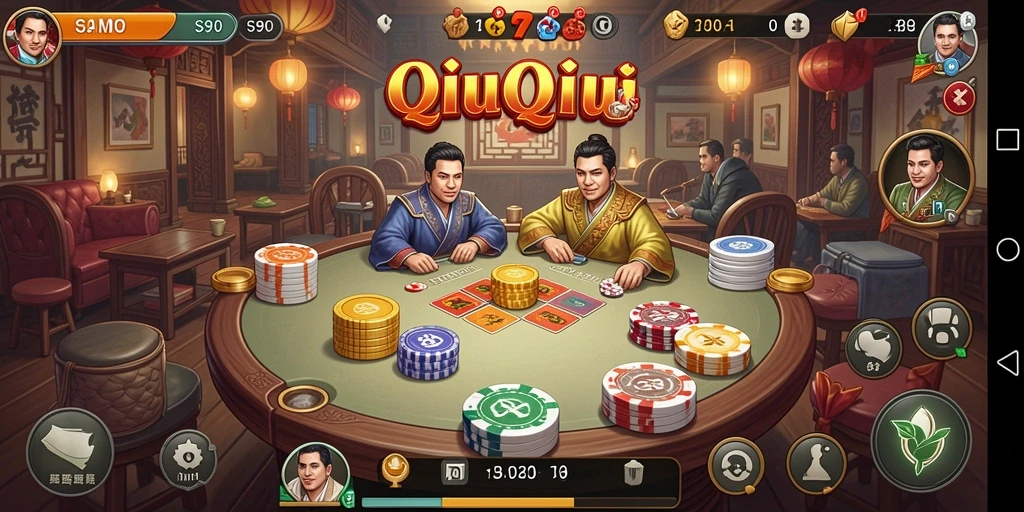Tampilan menarik gameplay QiuQiu yang seru di S80.