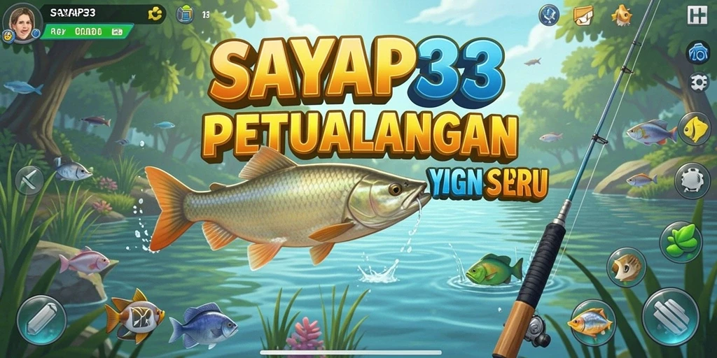 Screenshot SAYAP33 menampilkan pengalaman memancing yang menakjubkan.