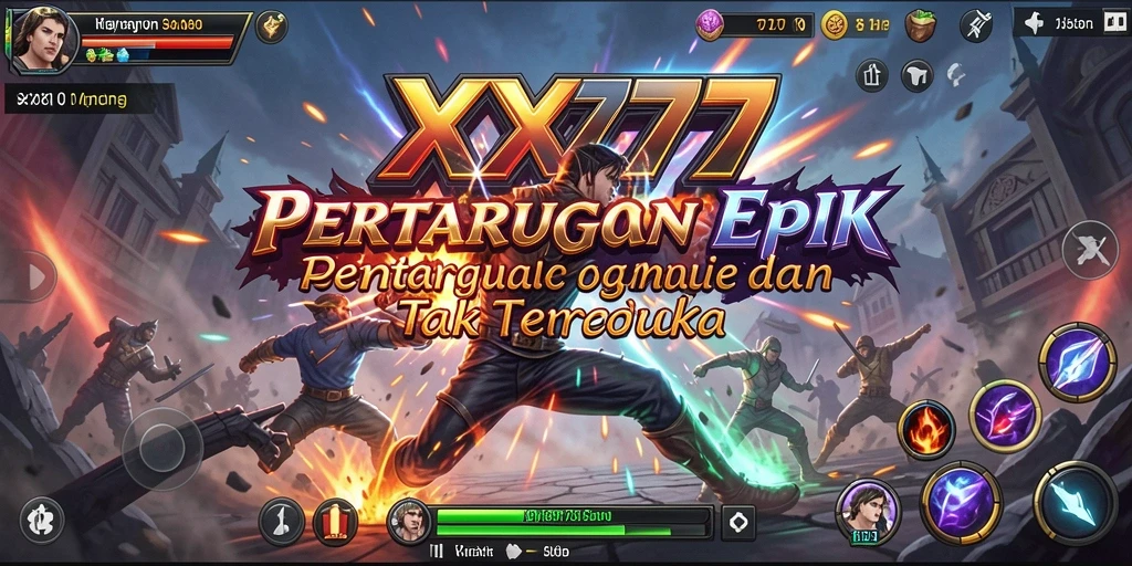 Tampilan gameplay XXX777 yang seru dan dinamis saat beradu kekuatan.